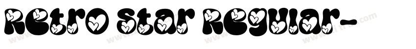 Retro Star Regular字体转换
